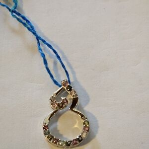 Elegant Multicolor Starling Pendant Necklace